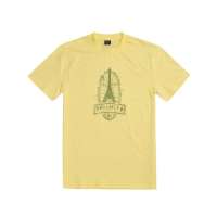 蓝橙亲肤棉T恤男款埃菲尔铁塔ME61540浅黄色XL