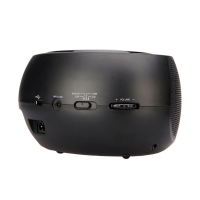飞利浦(Philips) CD播放机AZ380/93 CD机/FM/U盘 学生英语学习机播放光盘磁带便携音响胎教 黑色