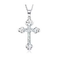周生生 Pt950铂金十字架吊坠 77322p (1.38克)