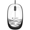 罗技(Logitech)M105有线鼠标 白色
