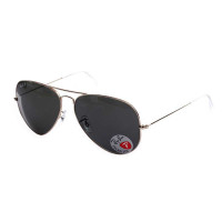 雷朋（Ray-Ban） RB3025 001/58偏光 62MM 偏光太阳镜 绿灰色
