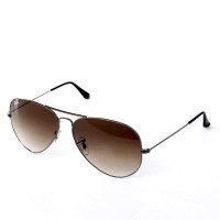雷朋（Ray-Ban） RB3025 004/51 62MM 飞行员系列太阳镜 茶色渐变