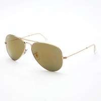 雷朋(Ray-Ban) RB3025-W3276 58MM   时尚太阳眼镜(炫黄色水银面镜片金色镜架)