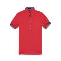 Justyle 国际设计师系列都市新贵男士短袖POLO JD22111006 红色(L)