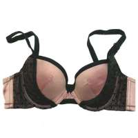 37度LOVE撞色植绒系列时尚张扬文胸粉红(75)B23156