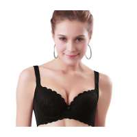 仙子宜岱3/4立体下厚上薄文胸黑色(90B)1057