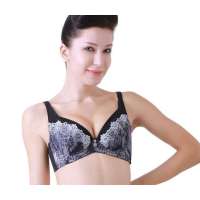 仙子宜岱丛林生活3/4高吊角杯调整型夹碗围文胸黑色(75C)1158