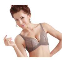 仙子宜岱繁花之吻3/4下厚上薄超立体集中水滴状模杯浅啡(85B)1063