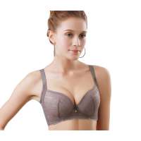 仙子宜岱繁华之吻背部加宽U型美背3/4按摩杯文胸浅啡(90C)1064