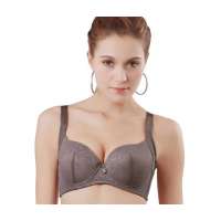 仙子宜岱古风韵味收副乳3/4立体薄模杯文胸浅啡(75C)1050