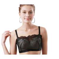仙子宜岱光影1/2加厚调整型抹胸杯文胸黑色(70A)1139