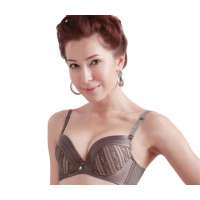 仙子宜岱迷情低鸡心渐厚式3/4杯超立体集中型文胸浅啡(85A)1130