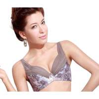 仙子宜岱暮色隐形3/4杯聚拢文胸浅啡(75C)1077