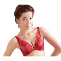 仙子宜岱秋日浓情调整型全罩杯文胸枣红(75B)1047