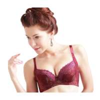 仙子宜岱唯美3/4立体集中按摩杯文胸紫色(85B)1020