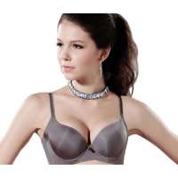 仙子宜岱星月童话华丽烫钻3/4收副乳定型集中杯浅啡(85B)1069