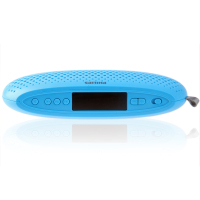 Philips/飞利浦SBM130便携迷你插卡MP3音箱老人FM收音机 TF卡 手机/电脑双喇叭低音炮扬声器小音响 蓝色