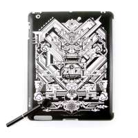 Snowkids ipad3/ipad2保护壳触控笔套装 钢铁图腾 设计师系列