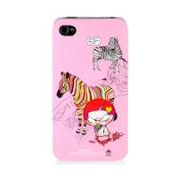 Snowkids iphone4/4S保护壳 Bad girl-粉设计师系列