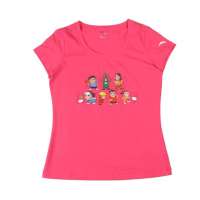 安踏女子短袖针织衫16127146-2(XL)