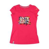 安踏女子短袖针织衫16128144-3(XL)