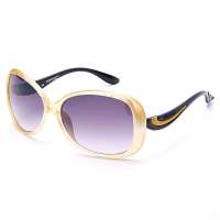 海豚(PORPOISE) PO2201-4 时尚经典太阳眼镜(灰色渐变镜片黄色镜架)