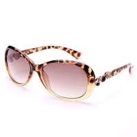 海豚(PORPOISE) PO2203-4 时尚经典太阳眼镜(灰色渐变镜片豹纹镜架)