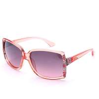 海豚(PORPOISE) PO2222-3 时尚经典太阳眼镜(酒红渐变镜片粉色镜架)