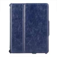 唯可雅四段支架式真皮皮套IPAD2/3蓝色