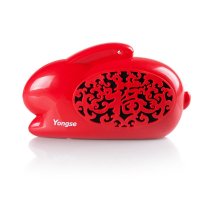 扬仕福兔插卡音箱 收音机随身听 红Y705