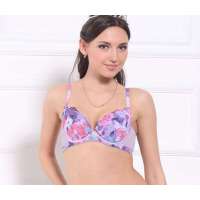 欧迪芬2012新品3/4罩剪接水袋精油文胸PP-粉紫(B70)OA13202