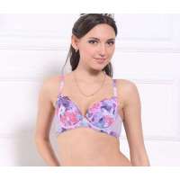 欧迪芬2012新品3/4罩剪接水袋精油文胸PP-粉紫(C75)OA13202