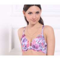 欧迪芬2012新品沁馥花语深V款上薄下厚文胸PP-粉紫(C80)OA23201