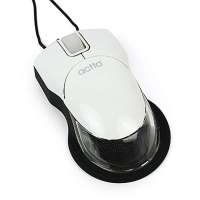 安尚(actto)幻光貂3D光电鼠标MSC-52(白)