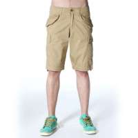 唐狮男装休闲中裤91121209200330833(中黄33)