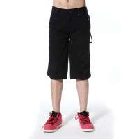 唐狮男装休闲中裤11121209200290128(黑色28)