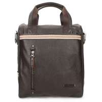 VIDENGPOLO威登保罗牛皮手提包5018-1深棕色