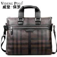 VIDENGPOLO威登保罗商务休闲公文包6007-2深棕色