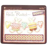 安尚(actto)被单鼠标垫 MSP-33玩具兔