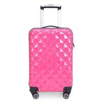 花花王子拉杆箱PC2006800-24桃红色