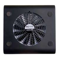 奥迪嘉NC110 维纳斯 笔记本散热器 黑色