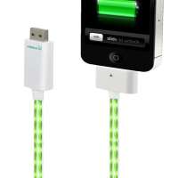 dexim 流光炫彩数据线 DWA063WE 白绿
