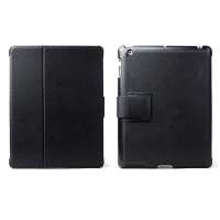 Snowkids新ipad3/ipad2 背扣式智能超薄保护套(黑色)