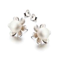 OL珠宝925银镶珍珠耳钉 YA-E258