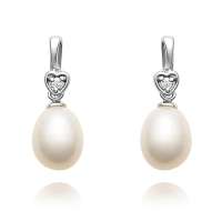 OL珠宝925银镶珍珠耳钉 YA-E666