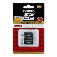 东芝(TOSHIBA)4G(CLASS4)SDHC高速存储卡