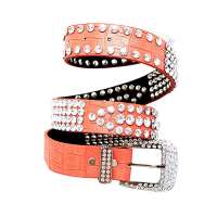 Orangeflower 时尚真皮闪钻腰带700001