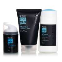 御泥坊男士劲爽保湿护理套装(男士洁面乳120G+水120ML+乳50G)