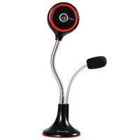 极速 电脑摄像头 E20V 黑红相间