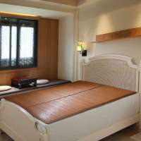 梦洁1.8米咖色夏凉席三件套原生空间